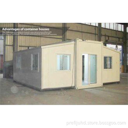 Extended Foldable Storage Container House With Glass Slidin